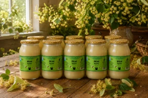 Miód lipowy 1075g - zestaw 10 słoików